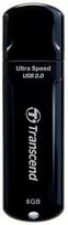 usb flash 8 gb - Transcend JetFlash 600 8GB Black (Juodas) - 2 nuotrauka