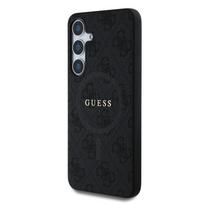 guess pu leather 4g - Guess "Leather 4G Colored Ring Classic Logo MagSafe Case Galaxy S25" Black - 1 nuotrauka