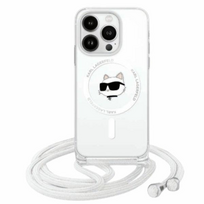 iphone 9 - Karl Lagerfeld "IML Choupette Head and Cord Magsafe iPhone 16 Pro Max" Transparent - 1 nuotrauka