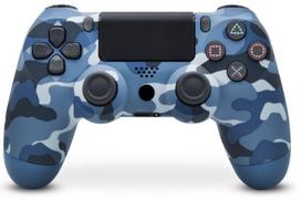 Games World PS4 Doubleshock 4 V2 bevielis valdiklis, kamufliažinis mėlynas, skirtas PS4/PS5/Android/iOS