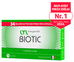 kapsules - LYL Biotic Gerosios Bakterijos (28 milijardai GB) - 1 nuotrauka