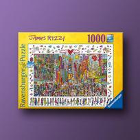 ravensburger puzzle 1000 - Ravensburger Puzzle James Rizzi Times Square 1000pcs 190690 - 1 nuotrauka