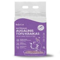 gyvunu kvapo - Belocat Tofu kraikas katėms, levandų kvapo, 6 l - 1 nuotrauka