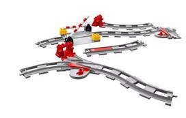 gelezinkel - LEGO DUPLO Traukinių bėgiai 10882 - 3 nuotrauka