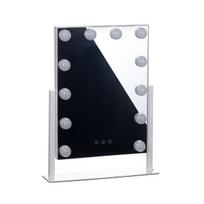 salono apsvietimas - Makiažo veidrodis su LED apšvietimu HOLLYWOOD 30x41cm - 2 nuotrauka