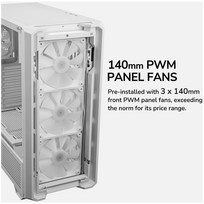 full tower - Cougar MX600 RGB White (Baltas) - 13 nuotrauka