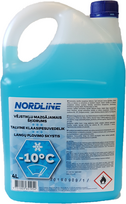 NORDLINE Žieminis langų plovimo skystis -10*C 4L Žaliosios citrinos kvapo. Be metanolio!