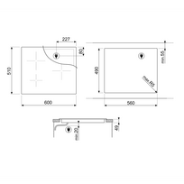 indukcine kaitlente - SMEG SI2M7643D - 3 nuotrauka
