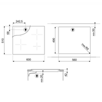 elektrine kaitlente - Smeg SE364EMTB - 4 nuotrauka