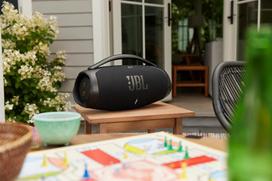 koloneles - JBL Boombox 3 Wi-Fi Black (Juoda) - 9 nuotrauka