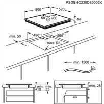 indukcine kaitlente electrolux - Electrolux CIS62450 - 2 nuotrauka