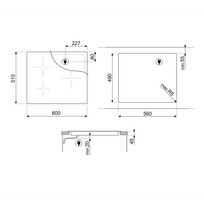 imontuojamos kaitlentes elektrines - SMEG SEI5632D - 2 nuotrauka