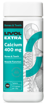 LIVOL Extra Calcium 400 Mg tabletės, 180 vnt.