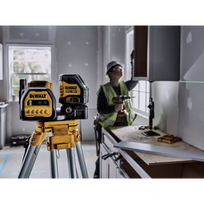 dewalt akumsi - Kryžminis lazerinis nivelyras DeWalt DCE088D1G18-QW; 18 V; 1x2,0 Ah akum. - 5 nuotrauka