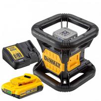 rotacinis nivelyras - Rotacinis lazerinis nivelyras DeWalt DCE080D1GS-QW; 18 V; 1x2,0 Ah akum. - 3 nuotrauka