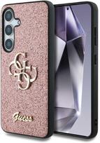 Guess "Fixed Glitter Big 4G Metal Logo Case Galaxy S25" Pink