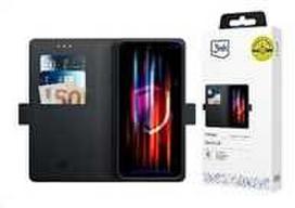 telefonas galaxy s25 ultra - 3MK "Wallet Case Samsung Galaxy S25 Ultra" Black - 1 nuotrauka