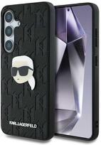 Karl Lagerfeld "Leather Monogram Pin Logo Karl Head Galaxy S25" Black