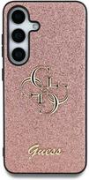 telefonas galaxy s25 ultra - Guess "Fixed Glitter Big 4G Metal Logo Case Galaxy S25 Ultra" Pink - 1 nuotrauka