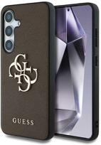 samsung galaxy s25 plus deklas - Guess "Grained Big 4G Logo Small Classic Logo Case Galaxy S25 Plus" Brown - 1 nuotrauka