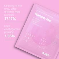 kolageno kauke - AIMX Greito poveikio „Anti-aging“ veido kaukė su peptidais ir kolagenu AIMX „Renew Me“, 5vnt - 2 nuotrauka