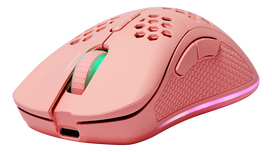 rozine belaide pele - Deltaco GAM-120-P  Wireless (Rožinė) - 1 nuotrauka