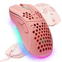 rozine belaide pele - Deltaco GAM-120-P  Wireless (Rožinė) - 2 nuotrauka