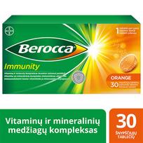 vitaminai - Šnypščiosios tabletės BEROCCA Immunity, 30 vnt. - 3 nuotrauka