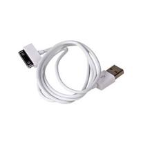 30 pin apple pakrovejas - Akyga Cable Apple 30-pin / USB 1m White - 1 nuotrauka