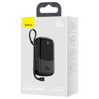 power bank baseus - Baseus Qpow Pro+ 20000mAh Black (Juoda) - 5 nuotrauka