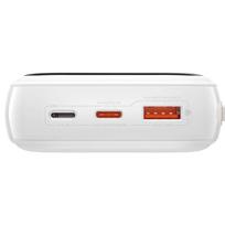 baseus 20w power bank - Baseus Qpow Pro 20000mAh White (Balta) - 4 nuotrauka