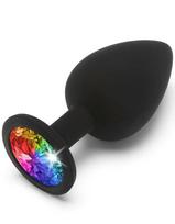 TOYJOY Rainbow Booty Jewel Medium (Juodas)