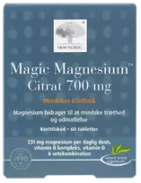 NEW NORDIC Magic Magnesium Citrat tabletės, 60 vnt.