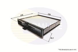 Filtras, salono oras COMLINE EKF157