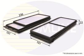 Filtras, salono oras COMLINE EKF267