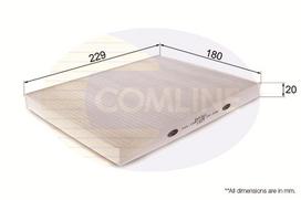 Filtras, salono oras COMLINE EKF301