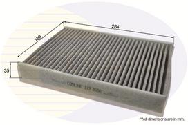 Filtras, salono oras COMLINE EKF368A