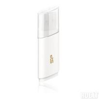flash 64 usb atmintines - Silicon Power Blaze B06 64GB Shell White (Baltas) - 2 nuotrauka