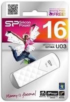 Silicon Power Ultima U03 16GB Snowy White (Baltas)