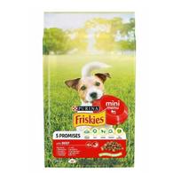 Sausas Šunų Maistas - Friskies Mini Meniu Jautiena Su Daržovėmis, 1,5 kg