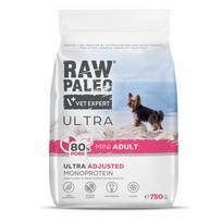 RAW PALEO Ultra Pork Mini Adult - sausas šunų maistas - 750g