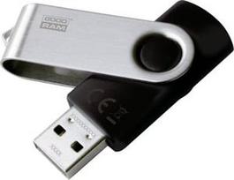 usb raktas 2gb - GoodRam Twister 32GB Black (Juodas) - 1 nuotrauka