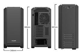 atx korpusai - Be quiet! Silent Base 601 Black (Juodas) - 2 nuotrauka