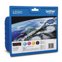 Brother LC985 Cartridge Black Cyan Magenta Yellow