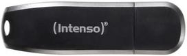usb flash drive 3.2 - Intenso Speed Line 256GB Black (Juodas) - 1 nuotrauka