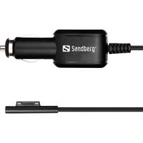 surface ikroviklis - Sandberg Car Charger For Microsoft Surface Pro 3/4 Black - 2 nuotrauka