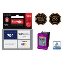 hp 21 - Rašalinio spausdintuvo kasetė ActiveJet AH-704CR Cartridge 21ml Cyan Magenta Yellow - 2 nuotrauka