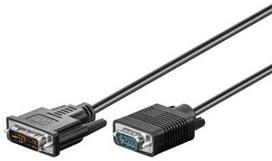 Goobay Full HD Cable DVI A To VGA 2m Black