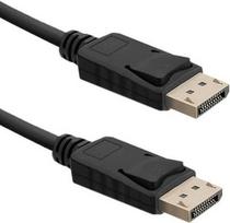 Qoltec DisplayPort v1.4 Cable Black 0.5m