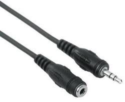 kabelis 3.5mm audio 5m - Hama Cable 3.5mm / 3.5mm Black 5m - 1 nuotrauka